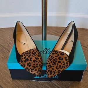 Bellini "Flora" Leopard Flats